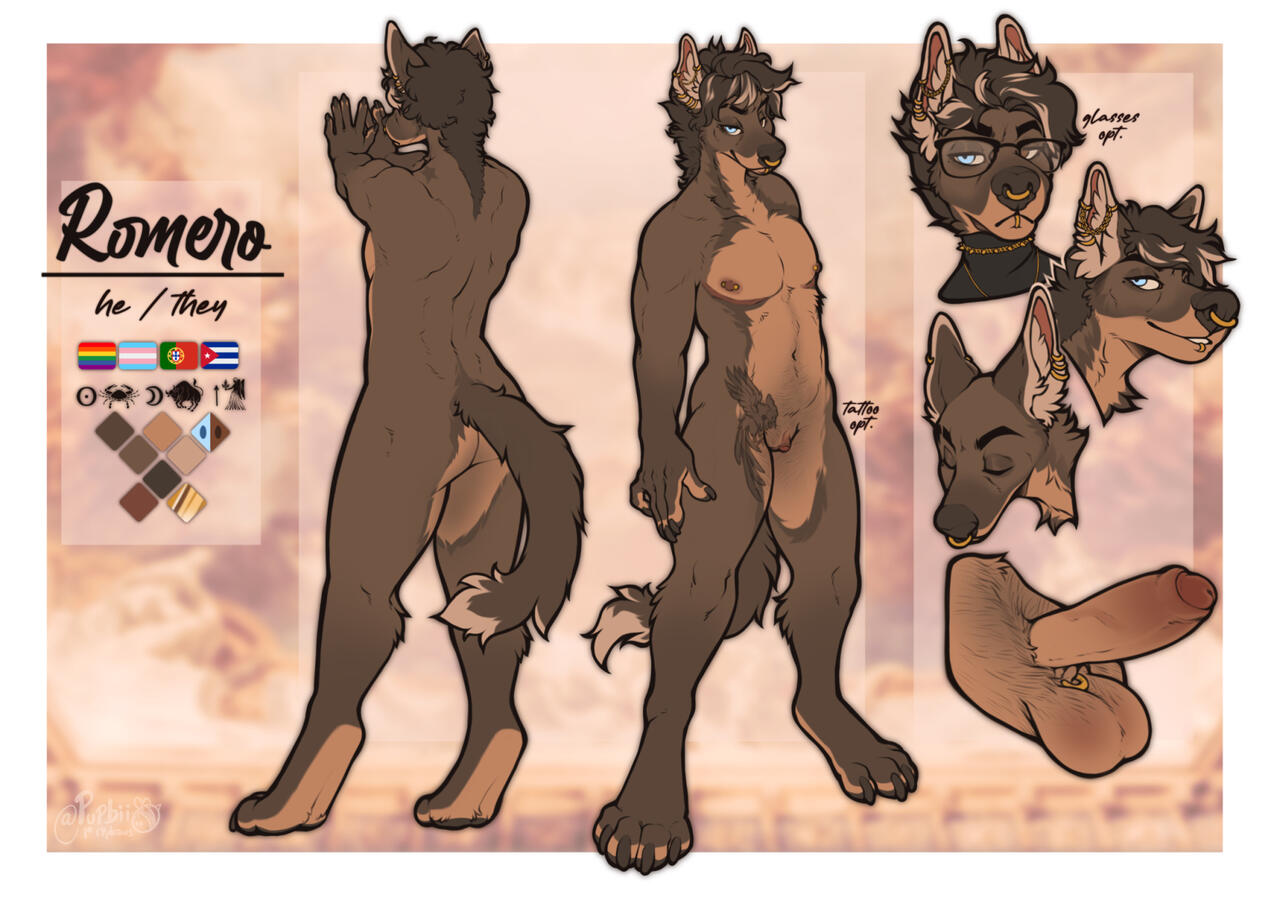 2020-2022 was rough for me fursona-identity wise. This was one of about 4 designs I went through during that period. I still like him a lot, a new side character