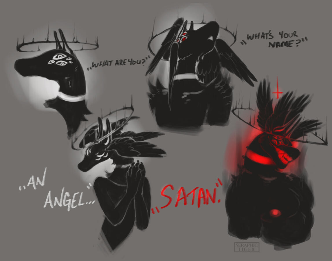 Another demon character I have/in the middle of developing, Ive decided on the name Judas for them!