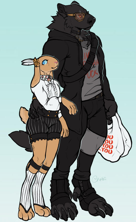 They got that kind of relationship where he spends Wolf's money, and has him carry what he bought